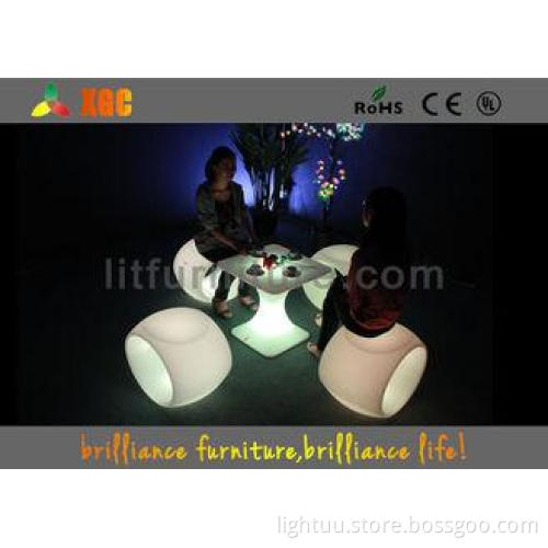Glowing Fashionable LED Bar Chair / Colorful Led Lighting F